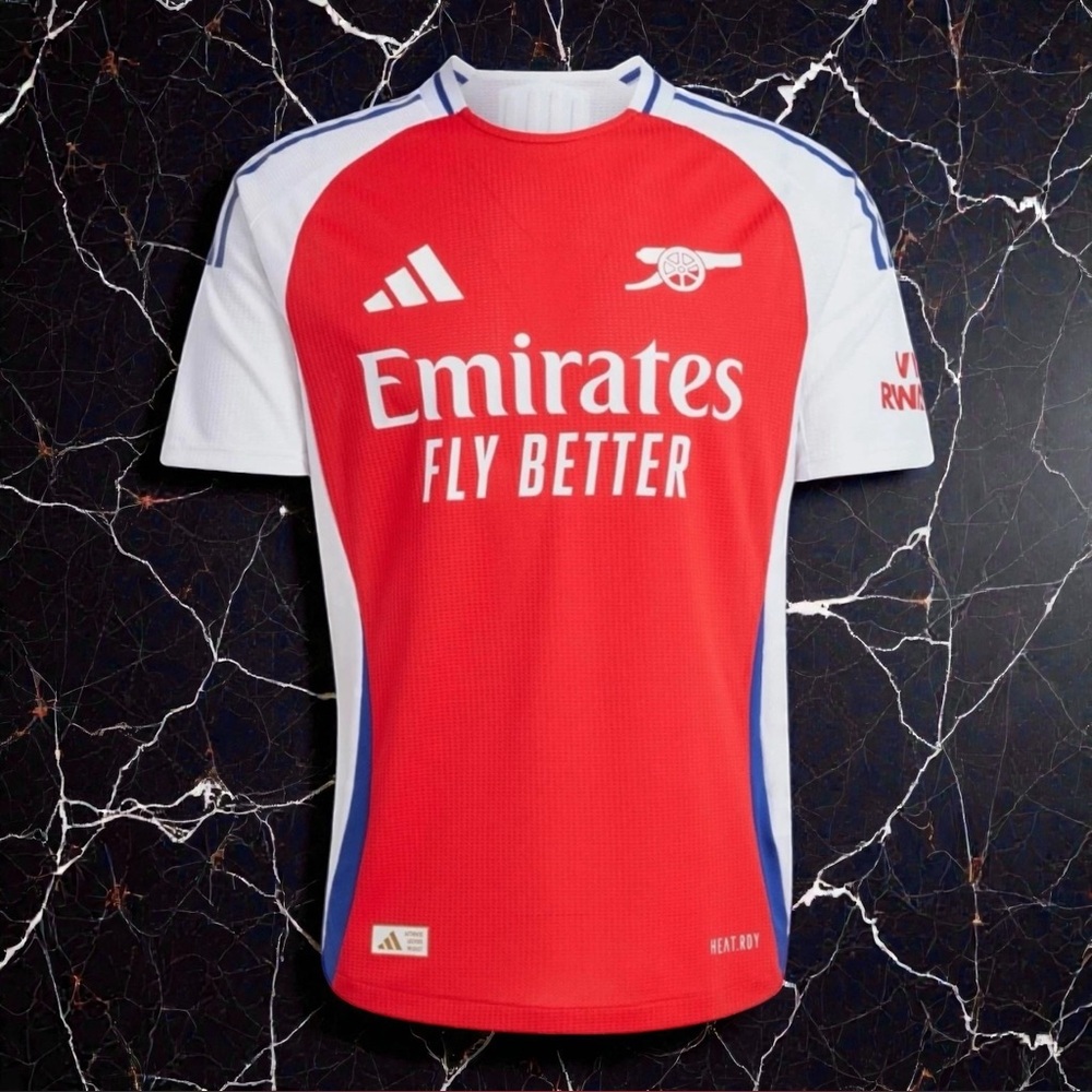 Arsenal Adidas Authentic Home Jersey Men’s Size Small Red White IT6140 New